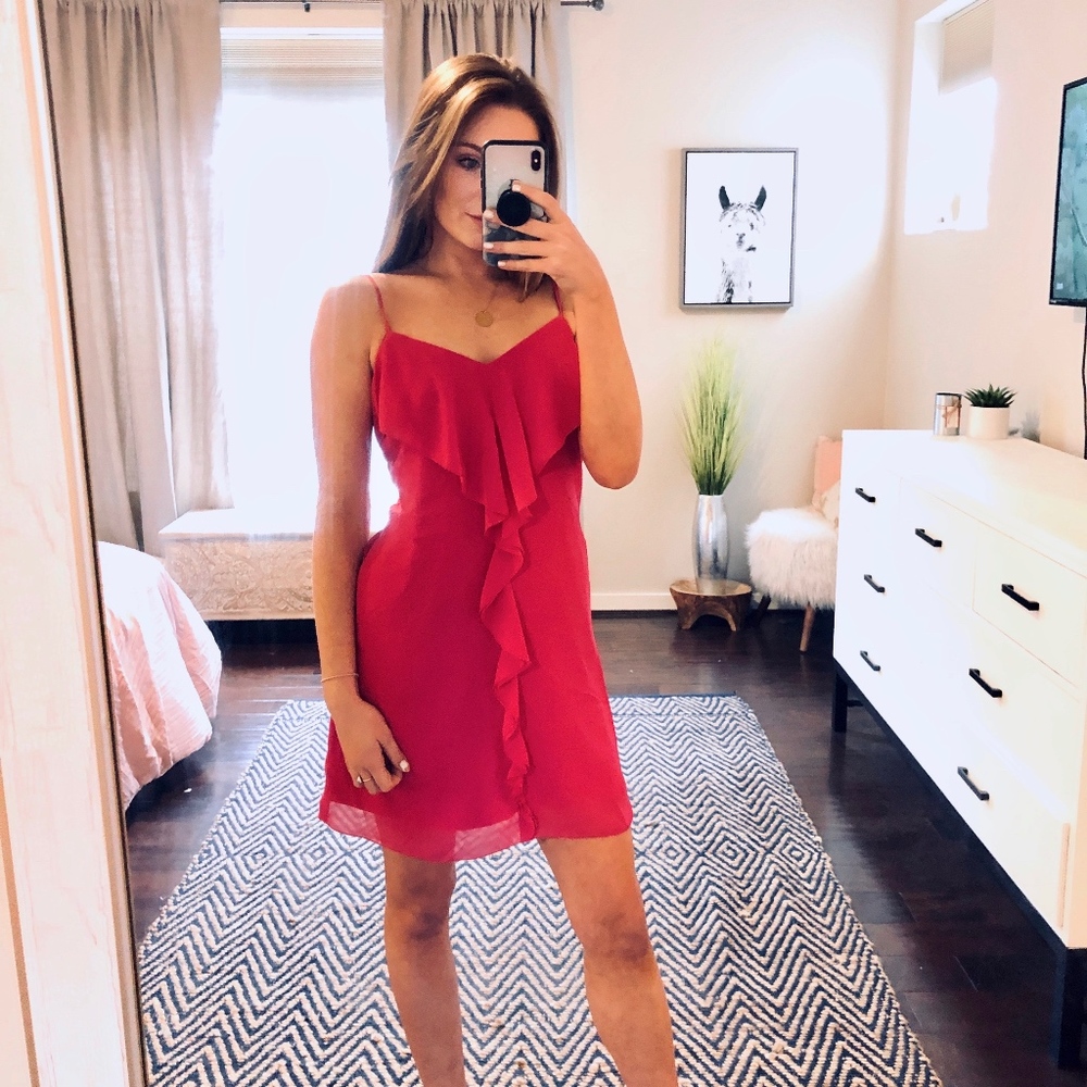 Special occasion ruffle dress